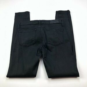 Big Star Alex Skinny 26 Tag (Actual 26W 29L) Black Semi Reflective Jeans